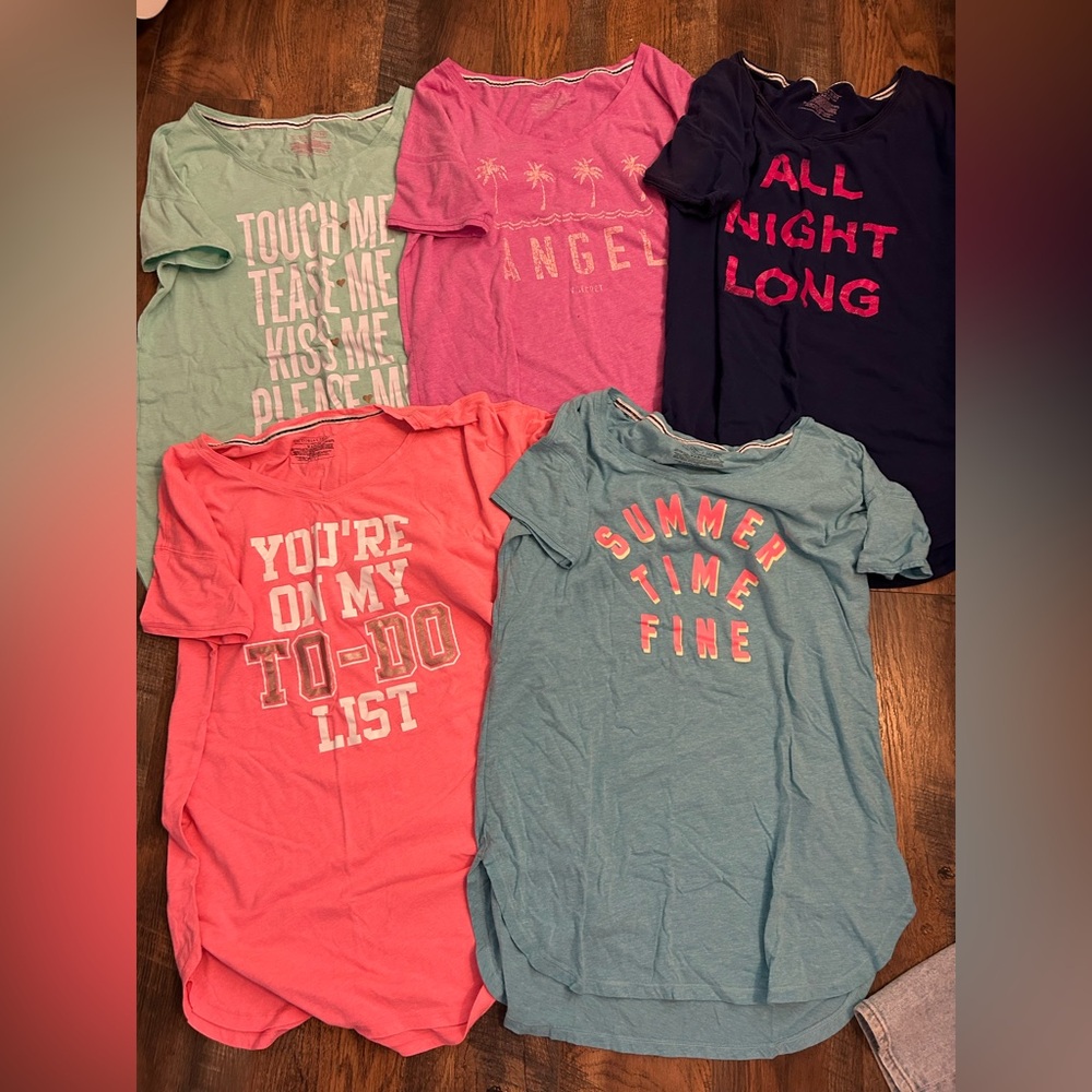 Victoria secret sleep tees small bundle